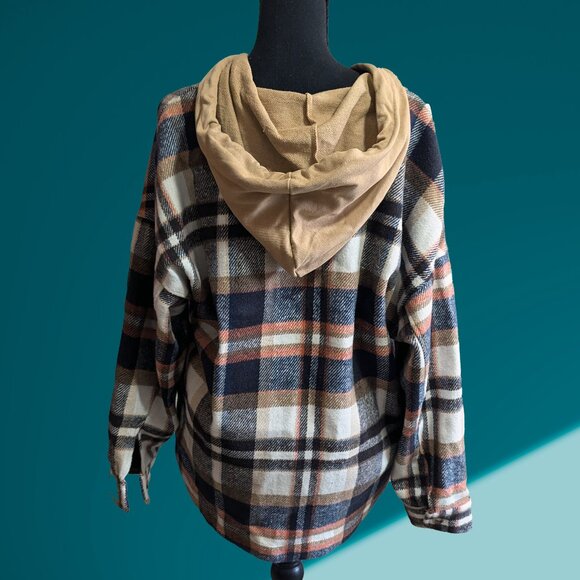 NWT Altar'd State Plaid Flannel Shacket - Picture 2 of 3